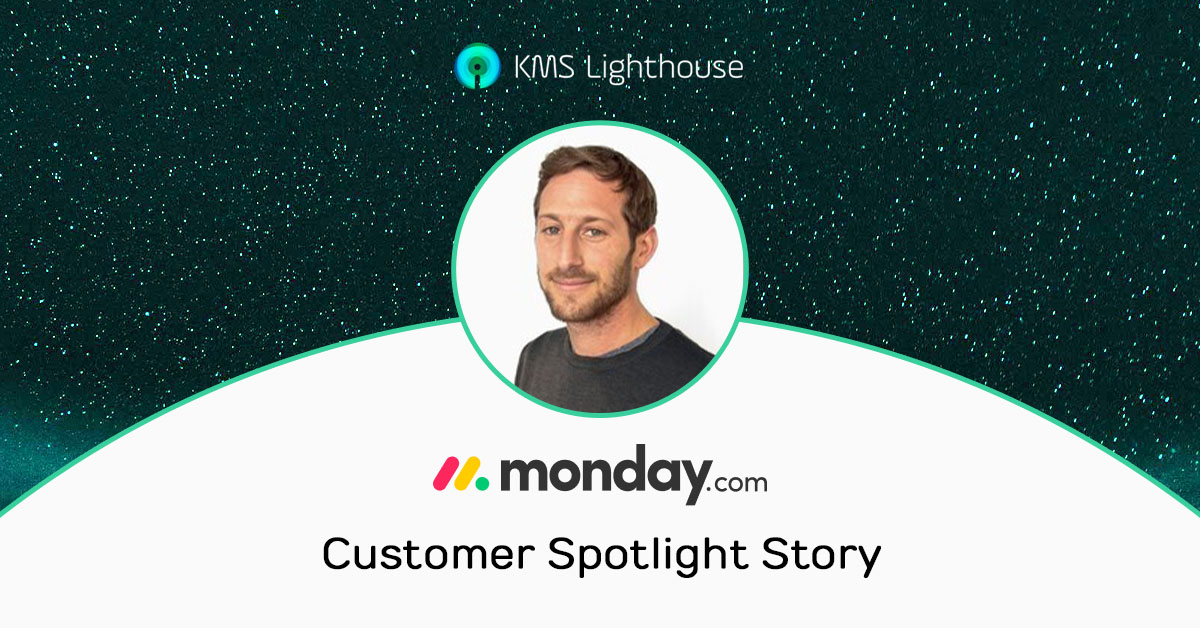 Watch the webinar:<br> monday.com Customer Spotlight Story